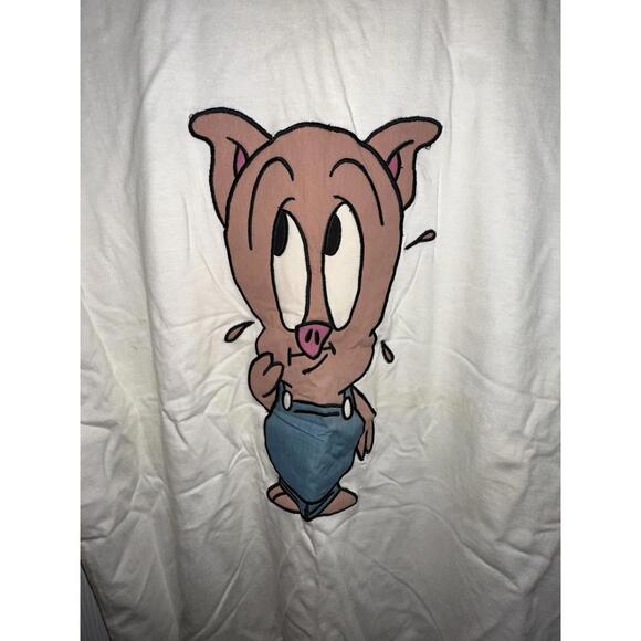 Vintage Looney Tunes Toons Shirt Size XL Porky Pig. Disclaimer: Some Stains - Picture 2 of 9